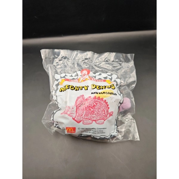 McDonald's VTG McDONALD'S HAPPY MEAL 1997 MIGHTY DINOS ANKYLOSAURUS FIGURE