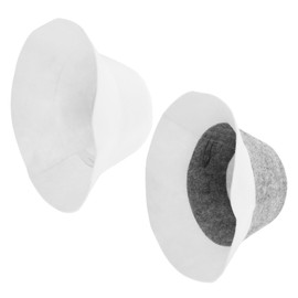 OATIPHO 2PCS Felt Sauna Cap Breathable Heat Resistant Hair Protector for Men and Women Moisture Wicking Traditional Russian Sauna Banya Hat for Steam Spa Bath House