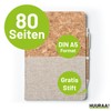 Huuraa Notebook Ameland Gift diary with cork cover 80 sheets