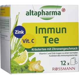 로스만 알타파마 altapharma 생강 레몬 허브 이뮨 티 12개입 24g Rosman Altapharma Ginger Lemon Herb Immune Tea 12 Bags 24g