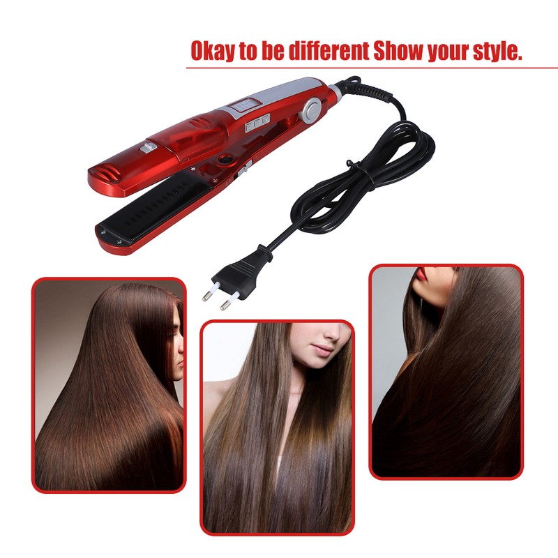 Kemei LED Temperature Display Hair Straightener Hair Straightening Flat Iron