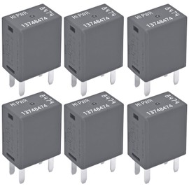Automotive Relay 13748474 8474 (Pack of 6) - 12V 4-Pin SPDT Automotive Relay - Replace 68083380AA 12088567