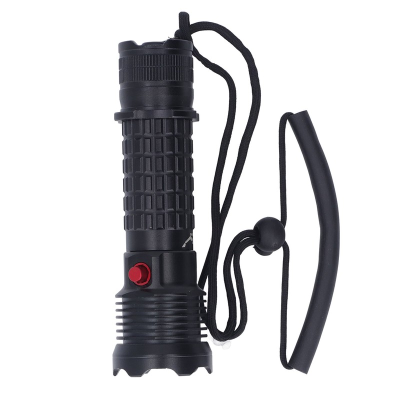 Diving Flashlight LED White Light Underwater Dive Torch IPX8 Waterproof