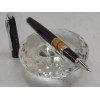 Jinhao HIGH QUALITY JINHAO BLACK WITH MIDDLE AMBER BAND ROLLER