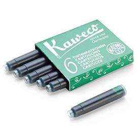 Kaweco Ink Cartridges - Green - 6 Pieces