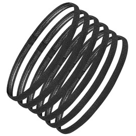 Blooms Men's Women's Hair Band Boys Children Hair Bands 6 Pieces Elastic Headband Men's Sports Hair Band Men Thin Non-Slip Headbands Hair Band Men Women for Football Yoga Running