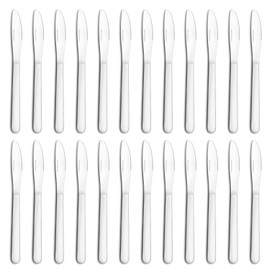 Funnydin 24 Pieces Dinner Knives Set, 8.1" Inches Table Knives Set, Durable Butter Knife, Food Grade Stainless Steel Dinner Knife, Cost-effective Knives Silverware - Mirror Polished, Dishwasher Safe