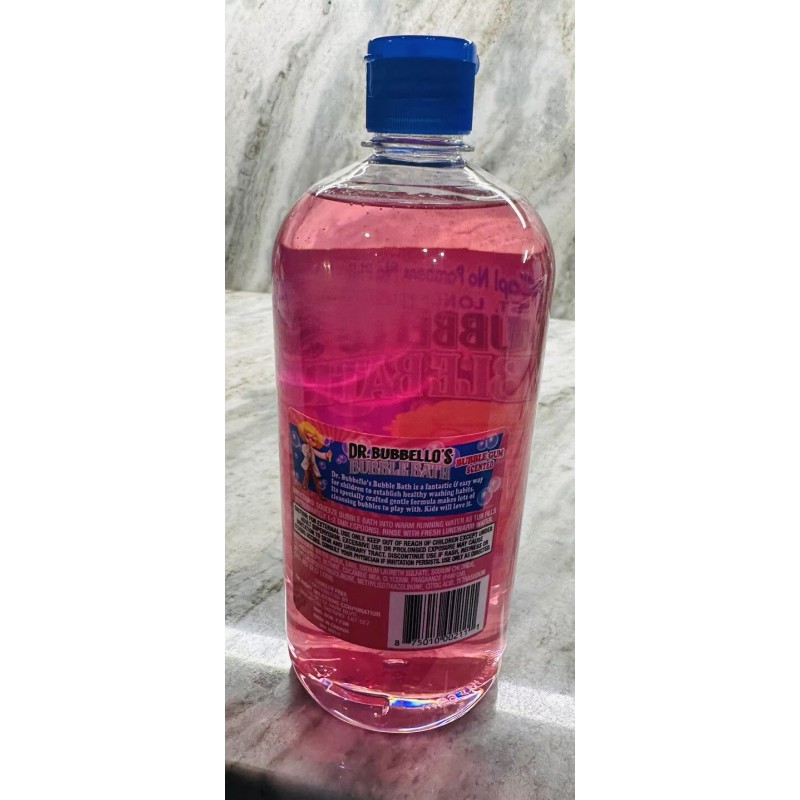 Dr. Bubbello’s Dr Bubbello’s Sour Bubble Gum Scented Bubble Bath:33.8Floz/