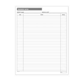 Doctor Stuff Medical & Dental Patient Progress Notes - Double-Sided, Heavyweight 28lb Paper, 100-Pack, Treatment Notes New Client Forms for Doctors, Nurses, and Office Professionals