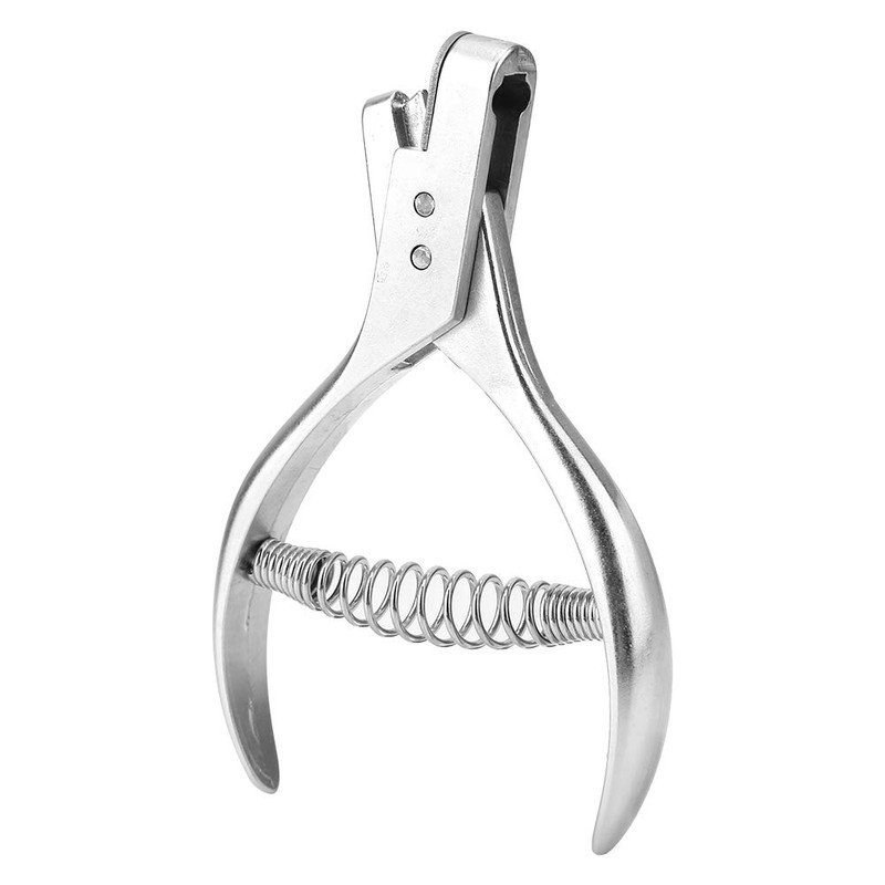 Kodrily Pattern Notcher, Stainless Steel Single Hole Punch, Ergonomic Slot