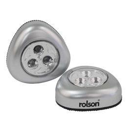 Rolson 3 LED Push Light (2 Pieces)