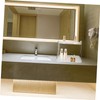 KICHOUSE 2-Tier Cosmetic Storage Organizer Wall-Mounted Vanity Organizer for Bathroom