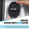 CyperFair 4 PCS Car Door Latch Lock Cover, Silicone Shock