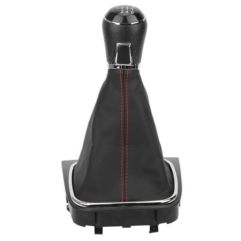 PU Leather Gear Shift Knob with Dustproof Cover Boot 6