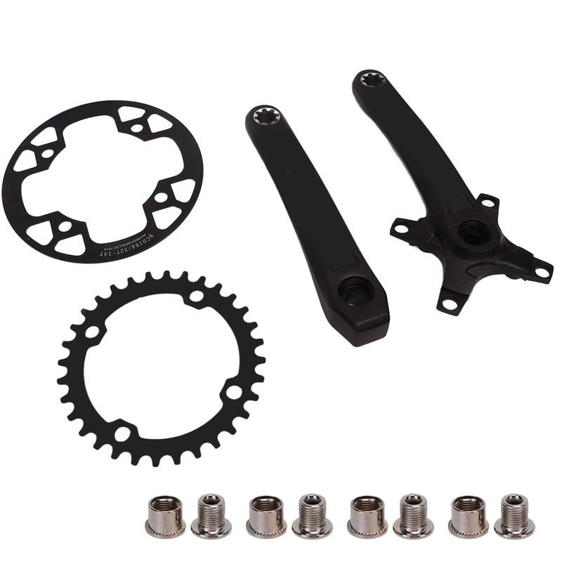 Bicycle Crankset Aluminium Alloy High Strength Lightweight Bicycle Crank Chainring