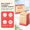 CLEARALIF All in One Laundry Detergent Sheets Kit, Magnolia Scent,
