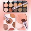 GUIGUDESN 5Pcs Pink Eyeshadow Brush Set, Premium Synthetic Bristles, Aluminum