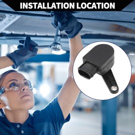 Hihaha No.A0045429918 Suspension Ride Height Level Sensor for Mercedes CLS 400 2015-2018 / Front Right Headlight Level Sensor/Durable Metal / 1 Pcs Black