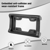 Zpana Car License Plate Bumper Guard, Rattle Proof License Plate