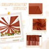 FUHSY Terracotta Ceiling Drapes for Wedding Ceiling Drapes 4 Panels