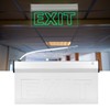 AC220V 3W LED PMMA 350x180mm/13.78x7.09in Emergency Exit Safety Indicator Light