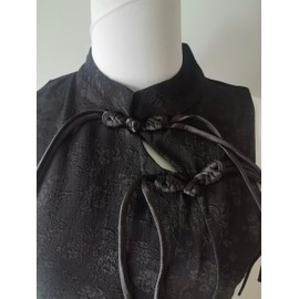 COSSA Lolita Dress, Women's Cosplay Costume, Lolita Dress, One-Piece Costume Dress, Chinese Dress, Cute Halloween Cosplay Costume (Black, XL)