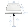 Vantegas Boat Cutting Board Bait Table Filet Table with Fish