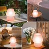 ONEWISH Mushroom Lamp Cute Table Lamp for Bedroom Nightstand Soft