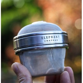 Perfect Infuser Ball & Fine Mesh Steeper | Tea & Spice Strainer | Stainless Steel Large Ball | Important Cooking Tool | Loose Leaf & Spices | 7" Long Removable Metal Chain & Hook | Fine Mesh Filter