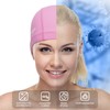 COOLMATE Fabric Swim Cap for Adult, Kid, Silicone Waterproof Layer,