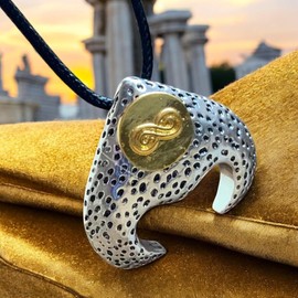 PRINCESS CUTENESS STORE Percy Jackson The Labyrinth of The War Antiqued Silver Tone Pendant Necklace