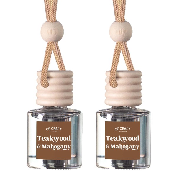 CE CRAFT Teakwood + Mahogany Air Freshener Bottle - Reusable