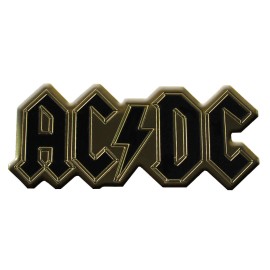 AC DC New ACDC Gold Logo Car Truck Automobile 3D Aluminum Sticker Decal Emblem