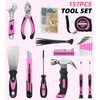 DIFFLIFE 157 Piece Pink Tool Set, Lady's Home Repairing Tool