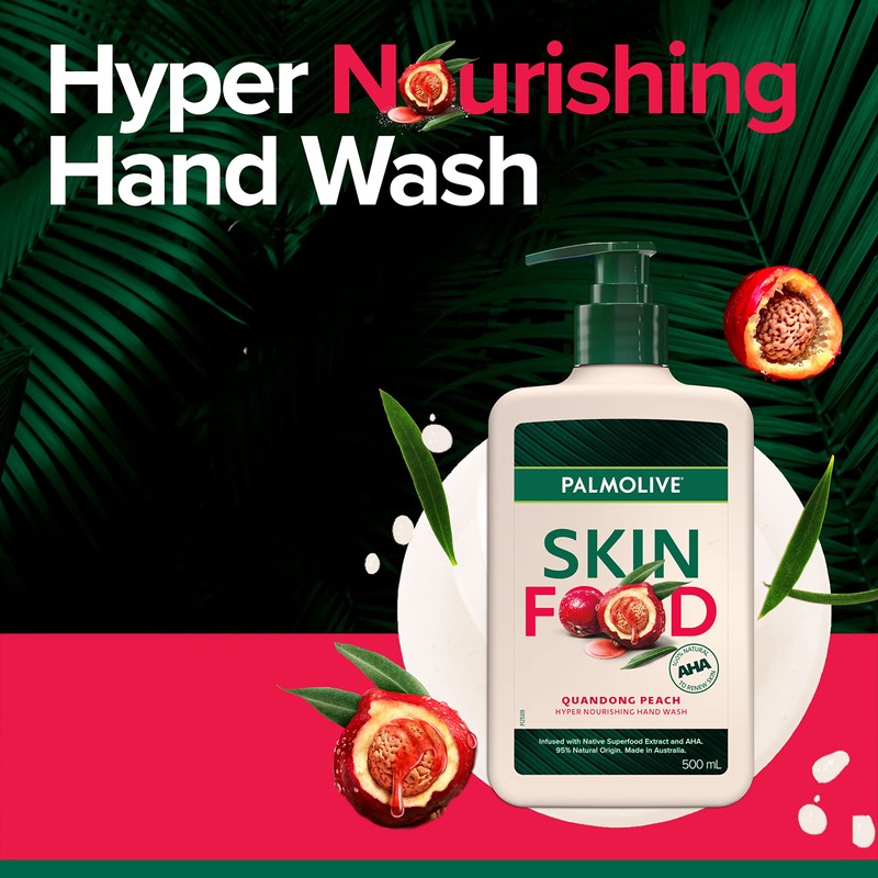 Palmolive Skin Food Quandong Peach Hyper Nourishing Hand Wash 500
