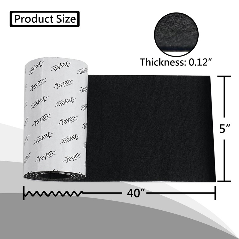 Felt Furniture Pads - 5x40 inch Self Adhesive Felt Pads