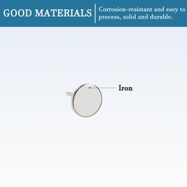 QUARKZMAN 11 x 15 mm Furniture Upholstery Nails x 50 Pieces Flat Head Decorative Push Pins Furniture Nails Pins for Furniture DIY Decorative [Silver Tone]