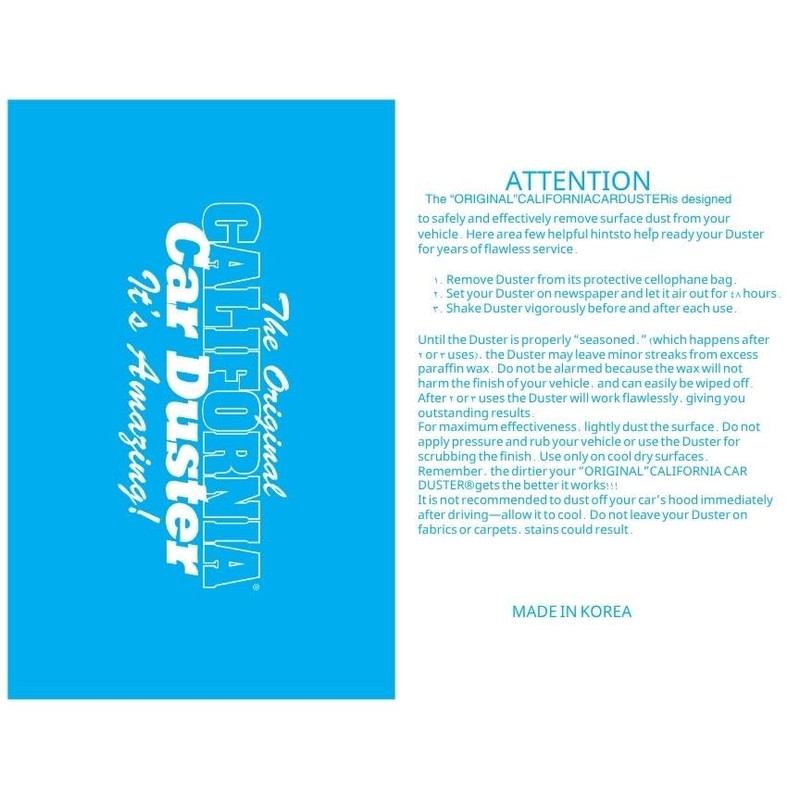 California Car Duster Heritage Edition Wood Handle and Cotton Mop