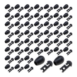 eMagTech Quick Change Beads Fishing Plug Snap Accessories Fishing Leader Instant Shock Beads for Hook Links Method Feeder Carp Fishing Feeder Pack of 50