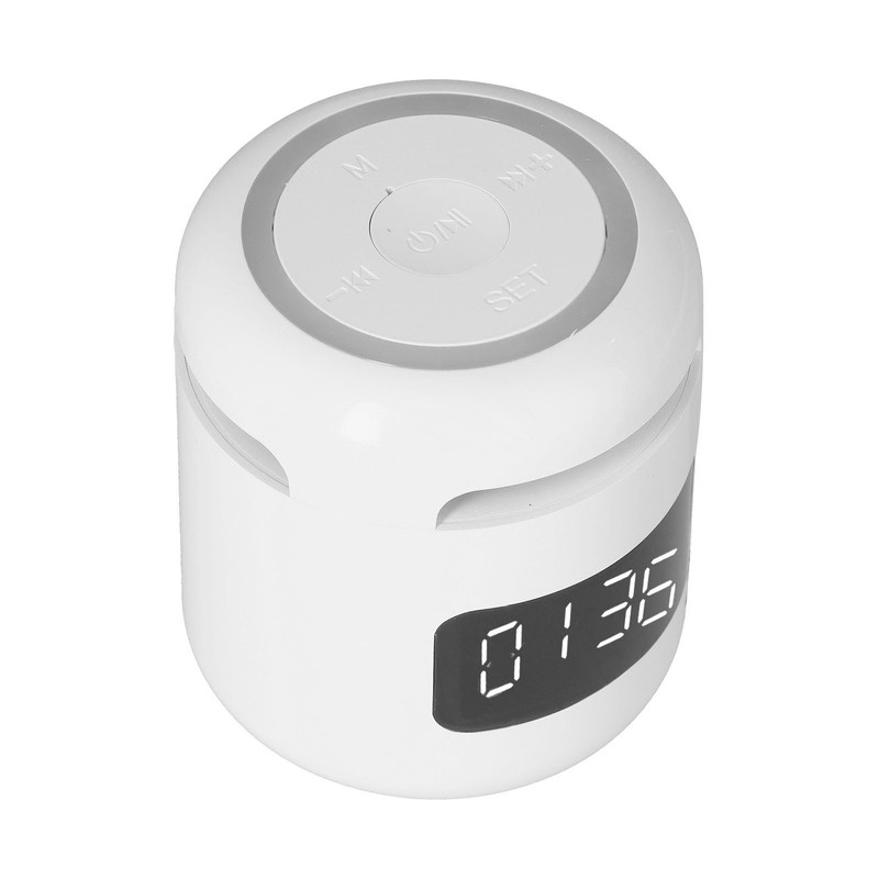 JM01 BT Clock Speaker Multifunctional Adjustable Portable BT Clock Speaker