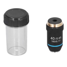 40X Achromatic Microscope Lens with High Magnification 20.2mm Thread for Composite Magnifying Accessories