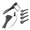 4/4 Violin Chin Rest Chinrest with Tuning Peg Tailpiece Fine