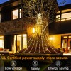 Christmas Lights Outdoor - 370LED 11.5FT 10 Strand Christmas Decorations