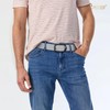 JASGOOD Braided Canvas Stretch Belt Elastic Casual Belt for Men,Women,Junior