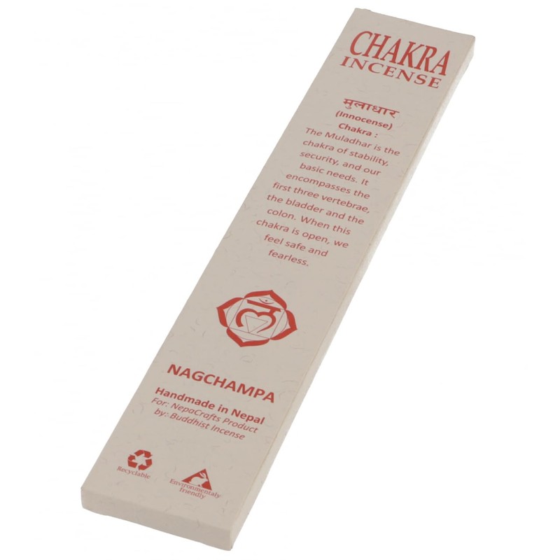 GURU SHOP Chakra Incense, Nag Champa Incense Sticks, Root, 22