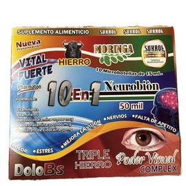 Hiero Vitamin B12 10 with Moringa – Antioxidant B12 Supplement with 10 Microbacterias, 15 mL