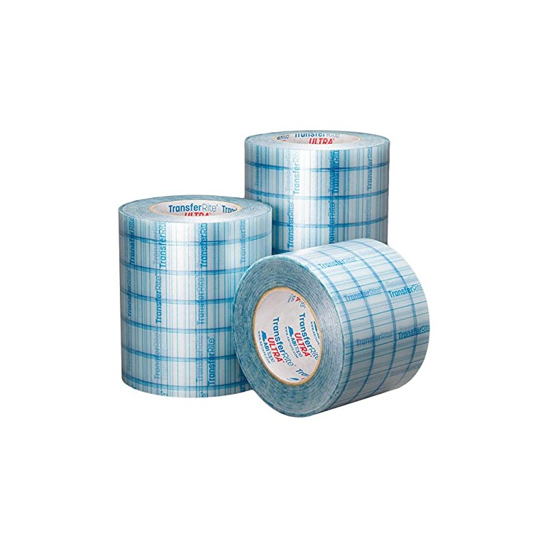 TransferRite 1310G Ultra Clear Grid Medium Tack Transfer Tape for