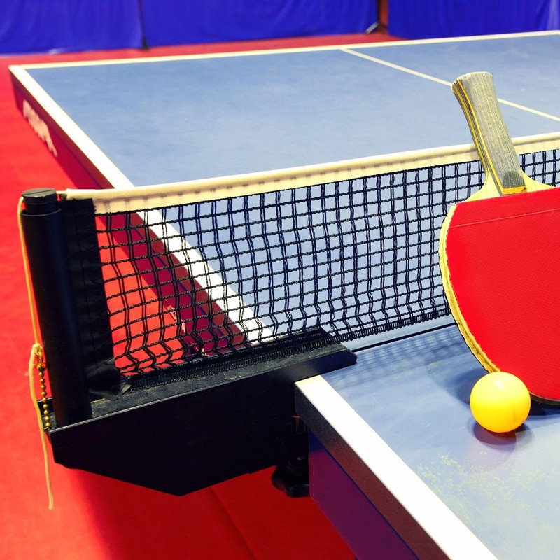 QFEHTHSK 3-Piece Table Tennis Nets, Portable Table Tennis Nets, Table