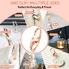 6 Pack Zipper Clips Anti Theft, Double Opening Zipper Lock