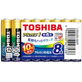 Toshiba LR03AN8MP Alkaline 1 AAA 8P Bulk Pack